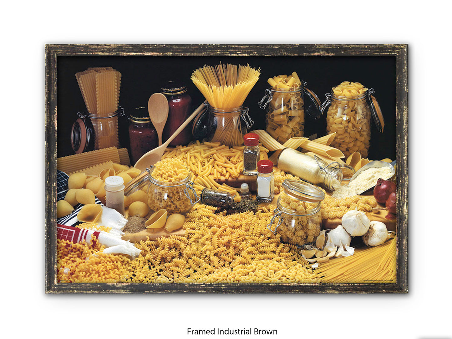 Pasta Collection Italian Food Poster