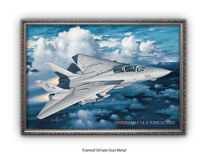 Grumman F-14 Tomcat Aviation Poster