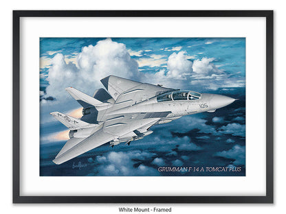 Grumman F-14 Tomcat Aviation Poster