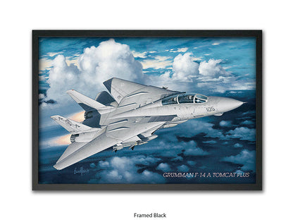 Grumman F-14 Tomcat Aviation Poster