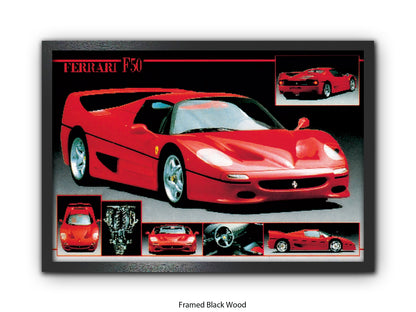 Ferrari F-50 Supercar Collection Poster