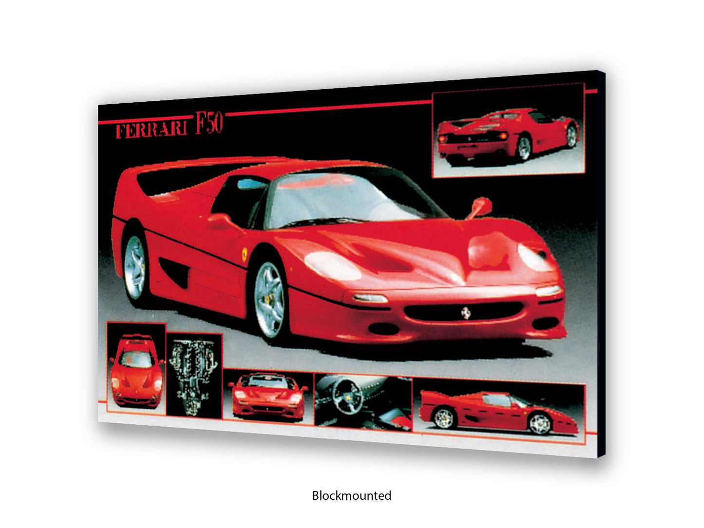 Ferrari F-50 Supercar Collection Poster