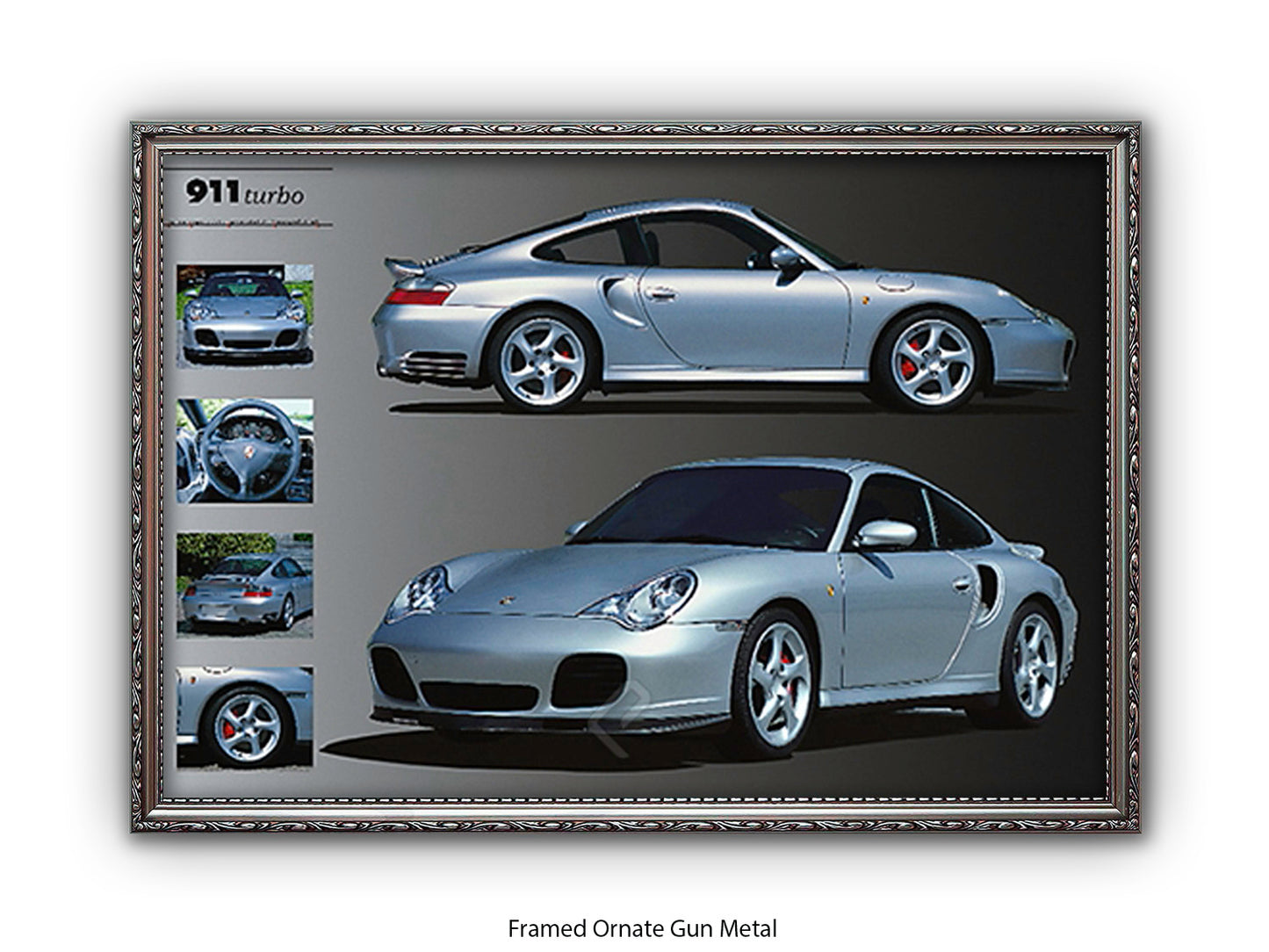 Porsche 911 Turbo Sports Car Poster