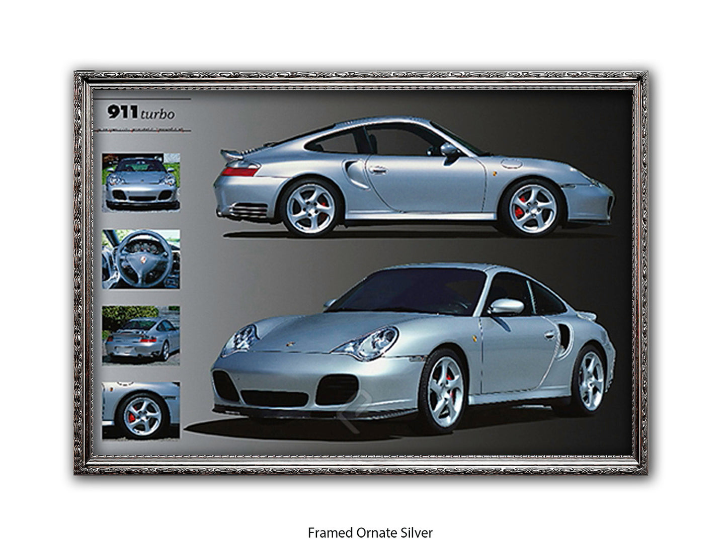 Porsche 911 Turbo Sports Car Poster