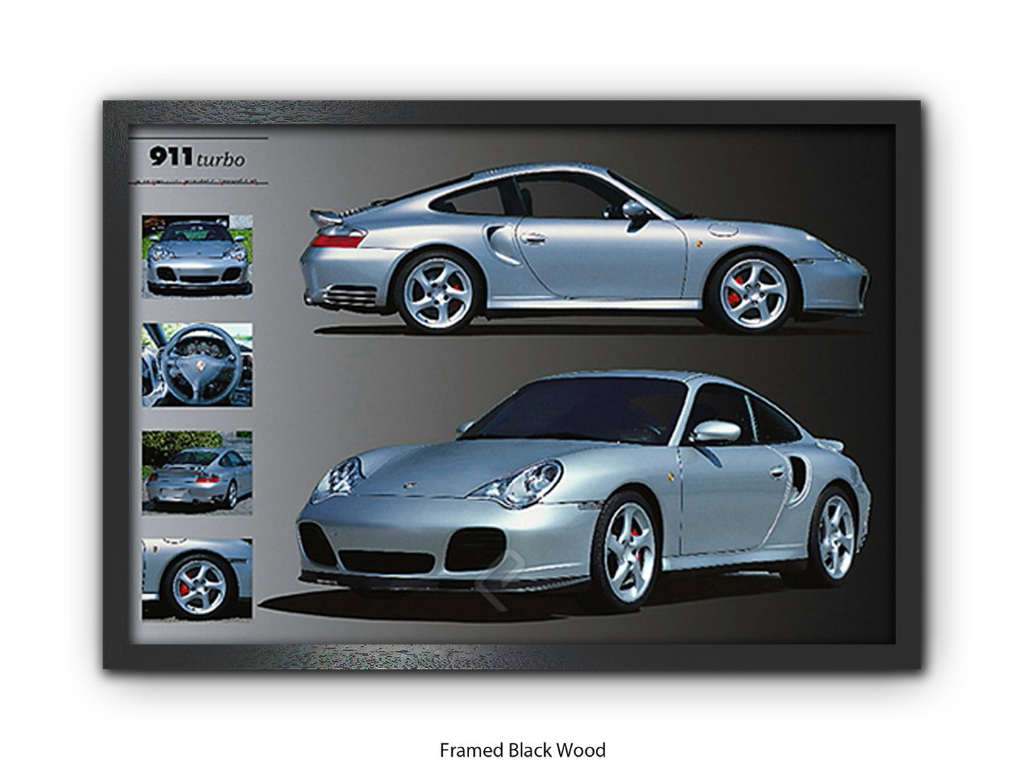 Porsche 911 Turbo Sports Car Poster