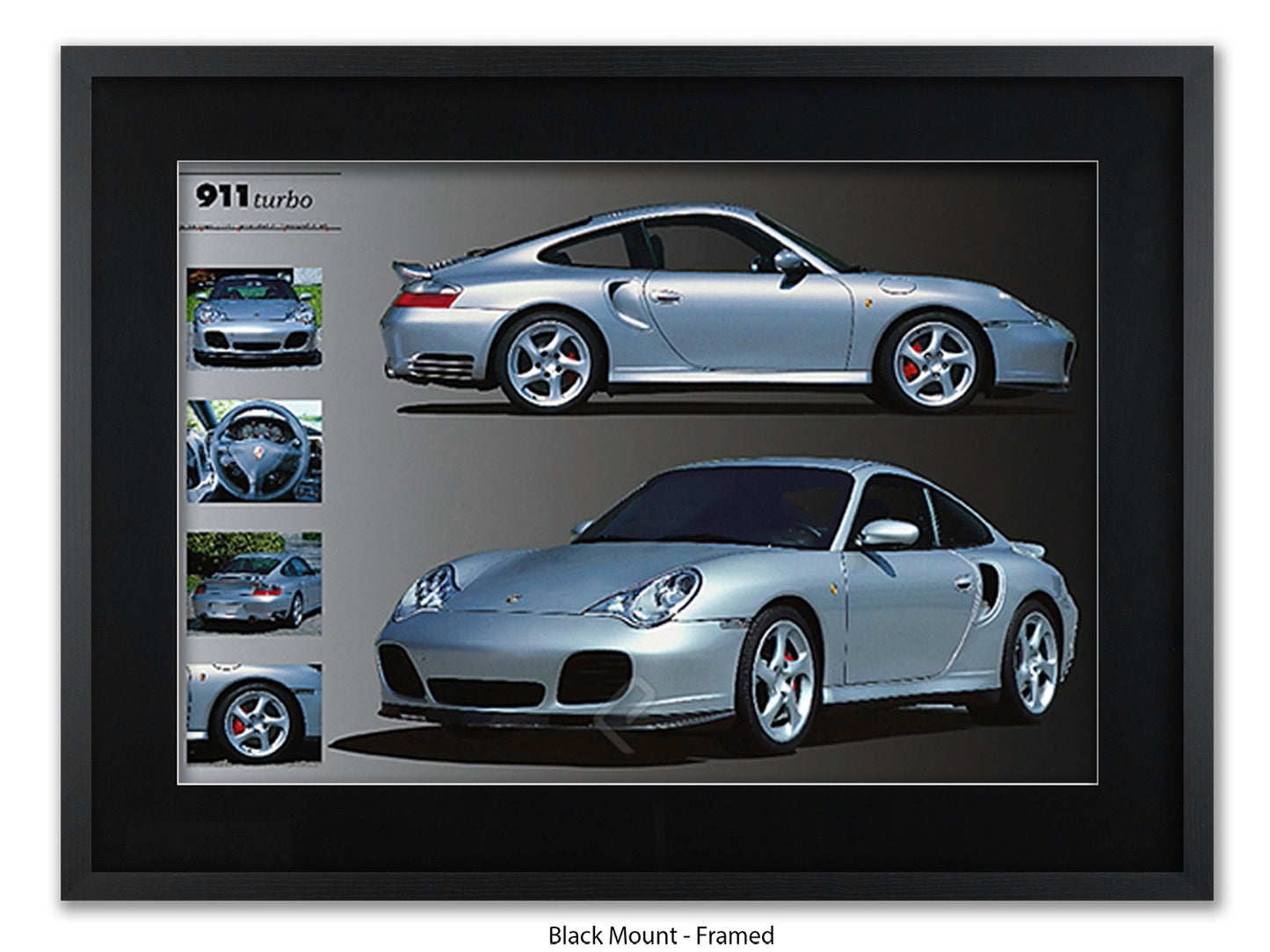 Porsche 911 Turbo Sports Car Poster