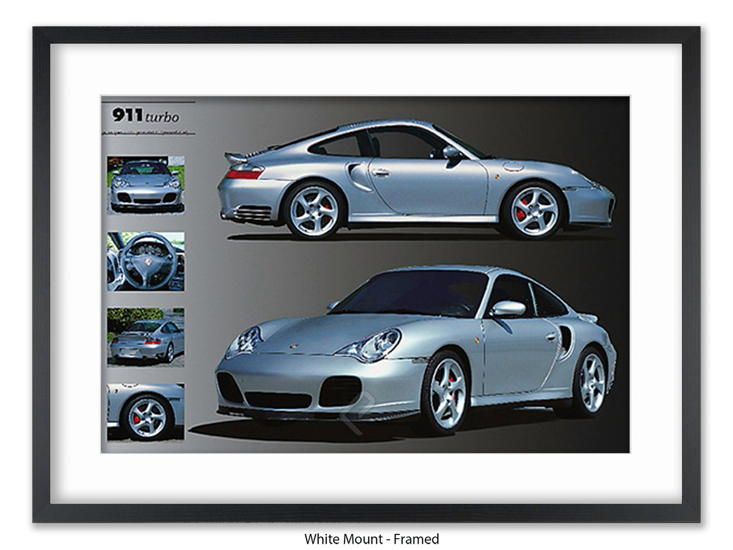 Porsche 911 Turbo Sports Car Poster