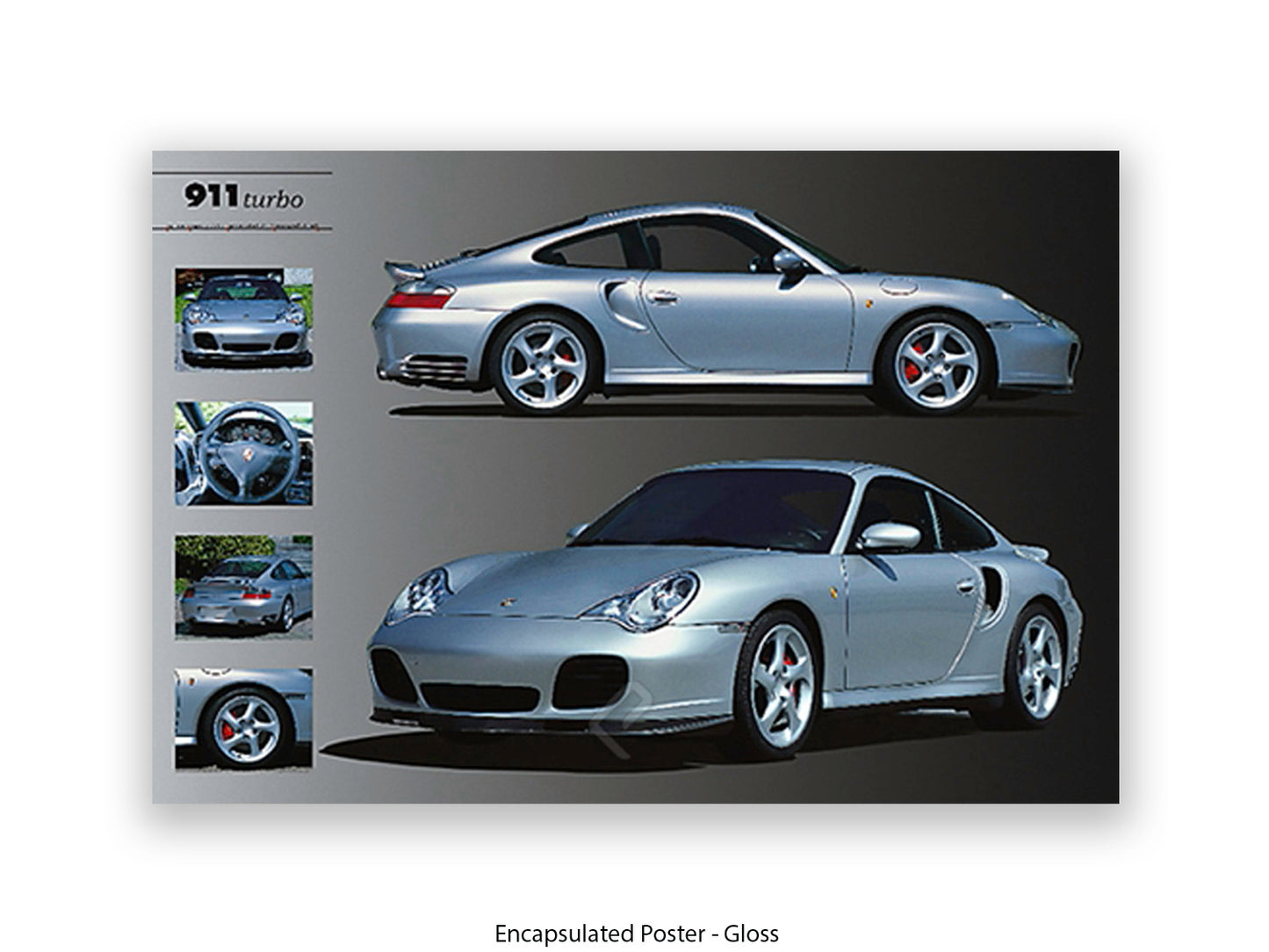 Porsche 911 Turbo Sports Car Poster