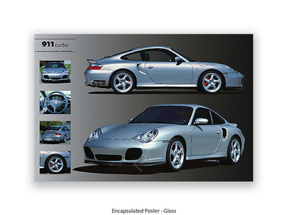 Porsche 911 Turbo Sports Car Poster