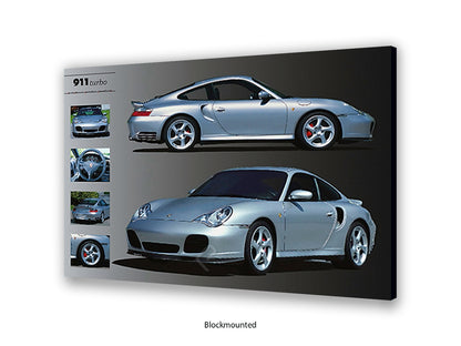 Porsche 911 Turbo Sports Car Poster