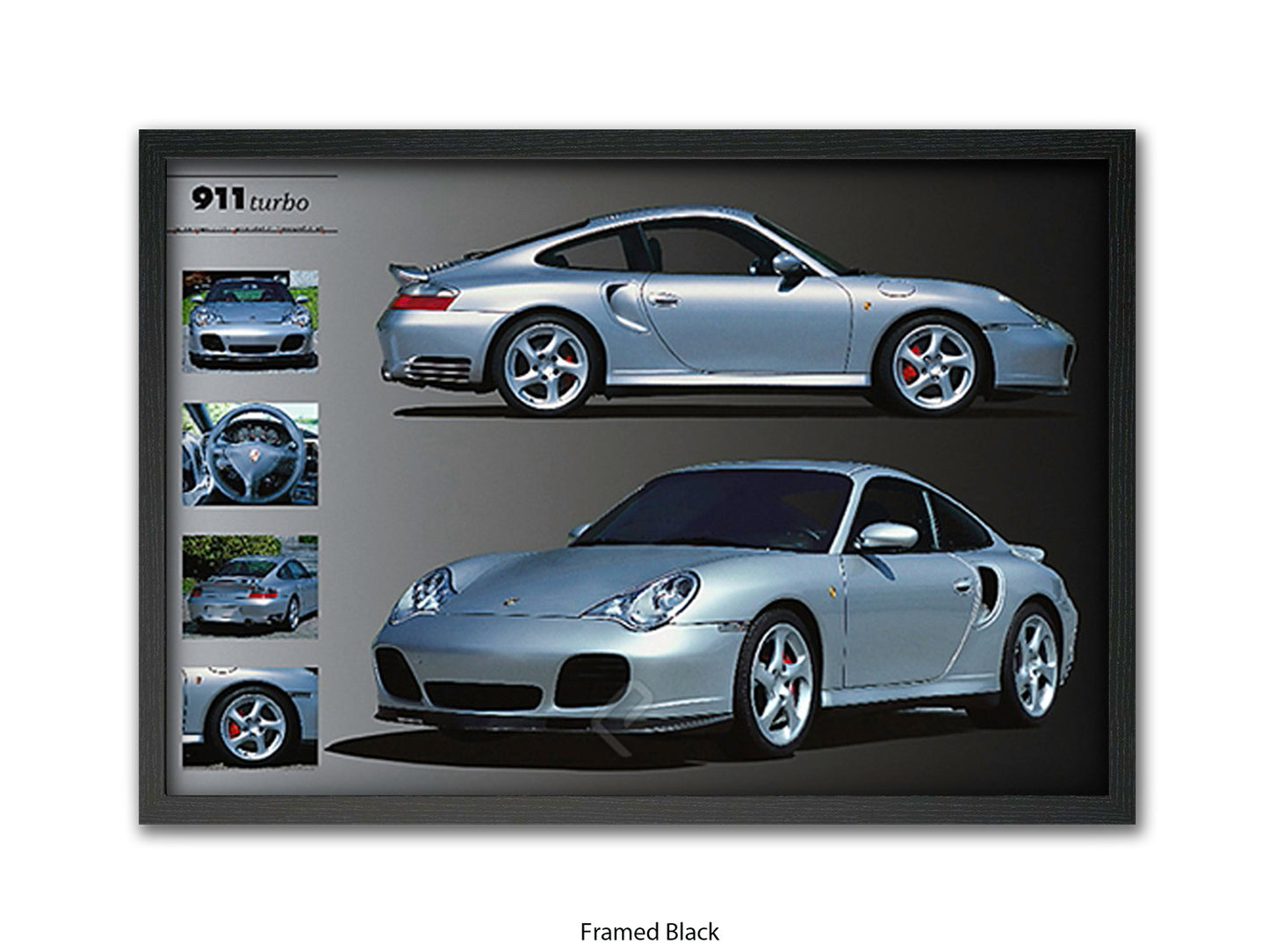 Porsche 911 Turbo Sports Car Poster