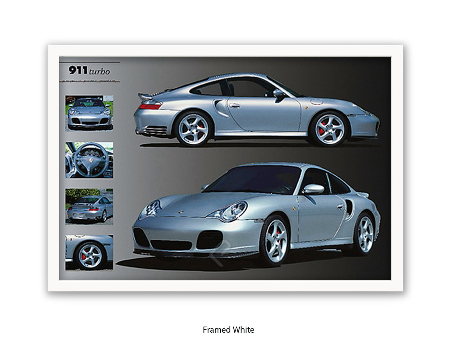 Porsche 911 Turbo Sports Car Poster