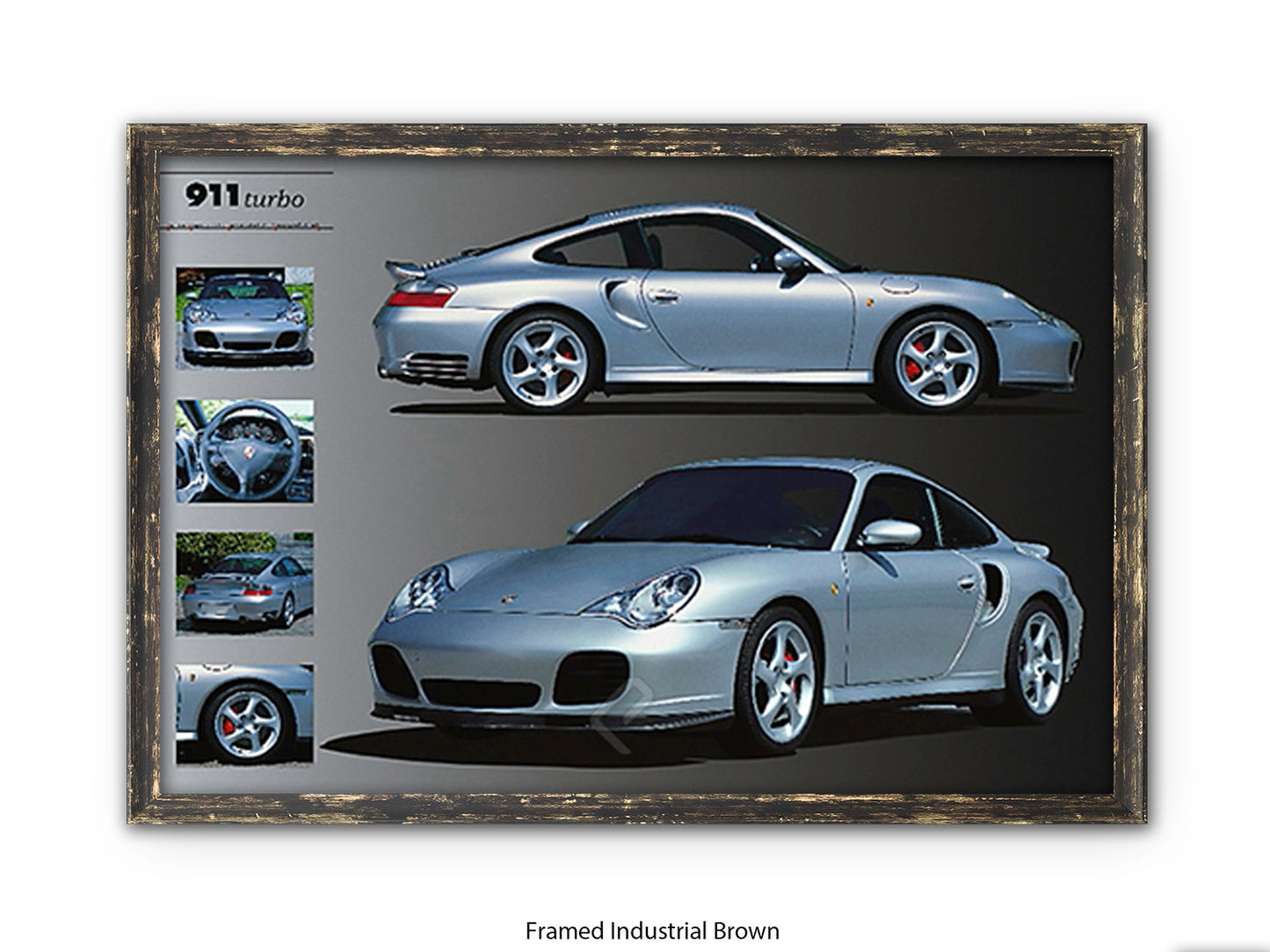 Porsche 911 Turbo Sports Car Poster