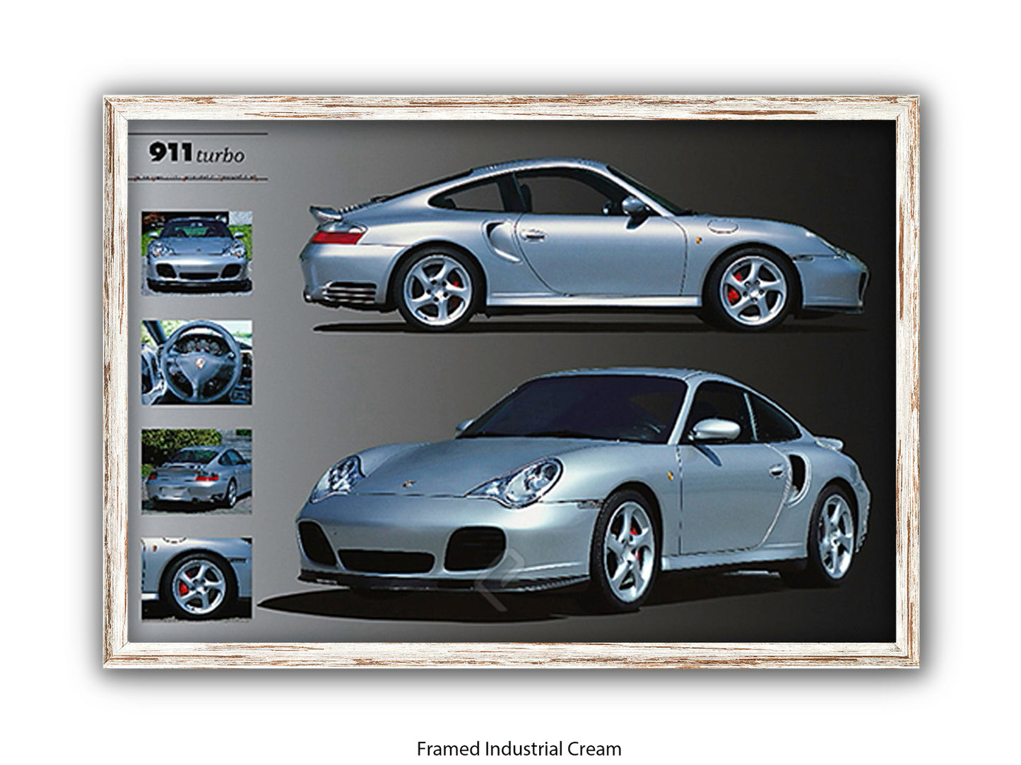Porsche 911 Turbo Sports Car Poster