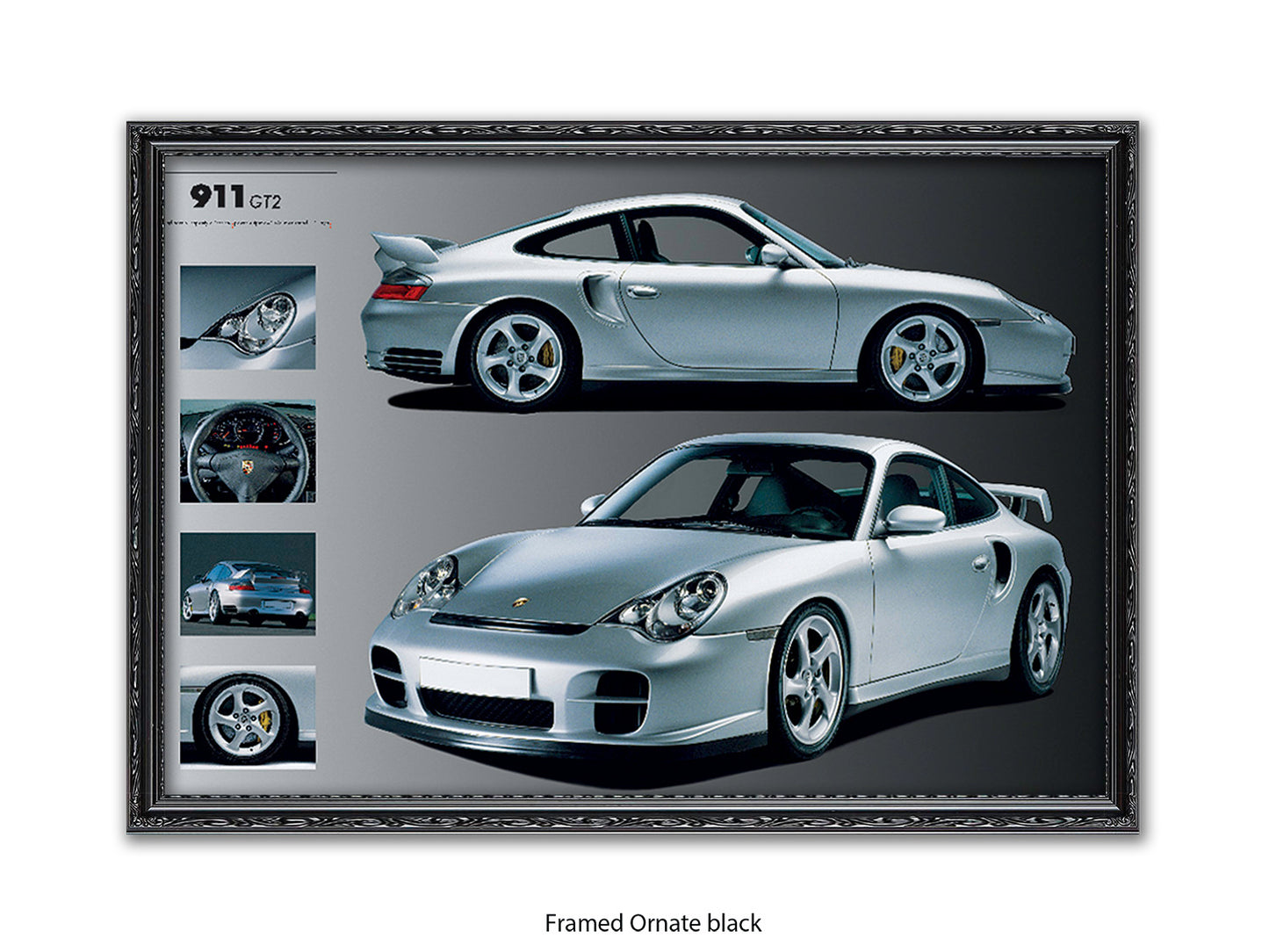 Porsche 911 GT2 Sports Car Poster