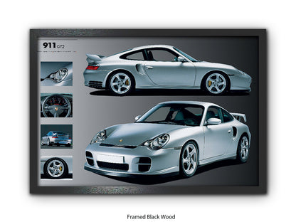 Porsche 911 GT2 Sports Car Poster