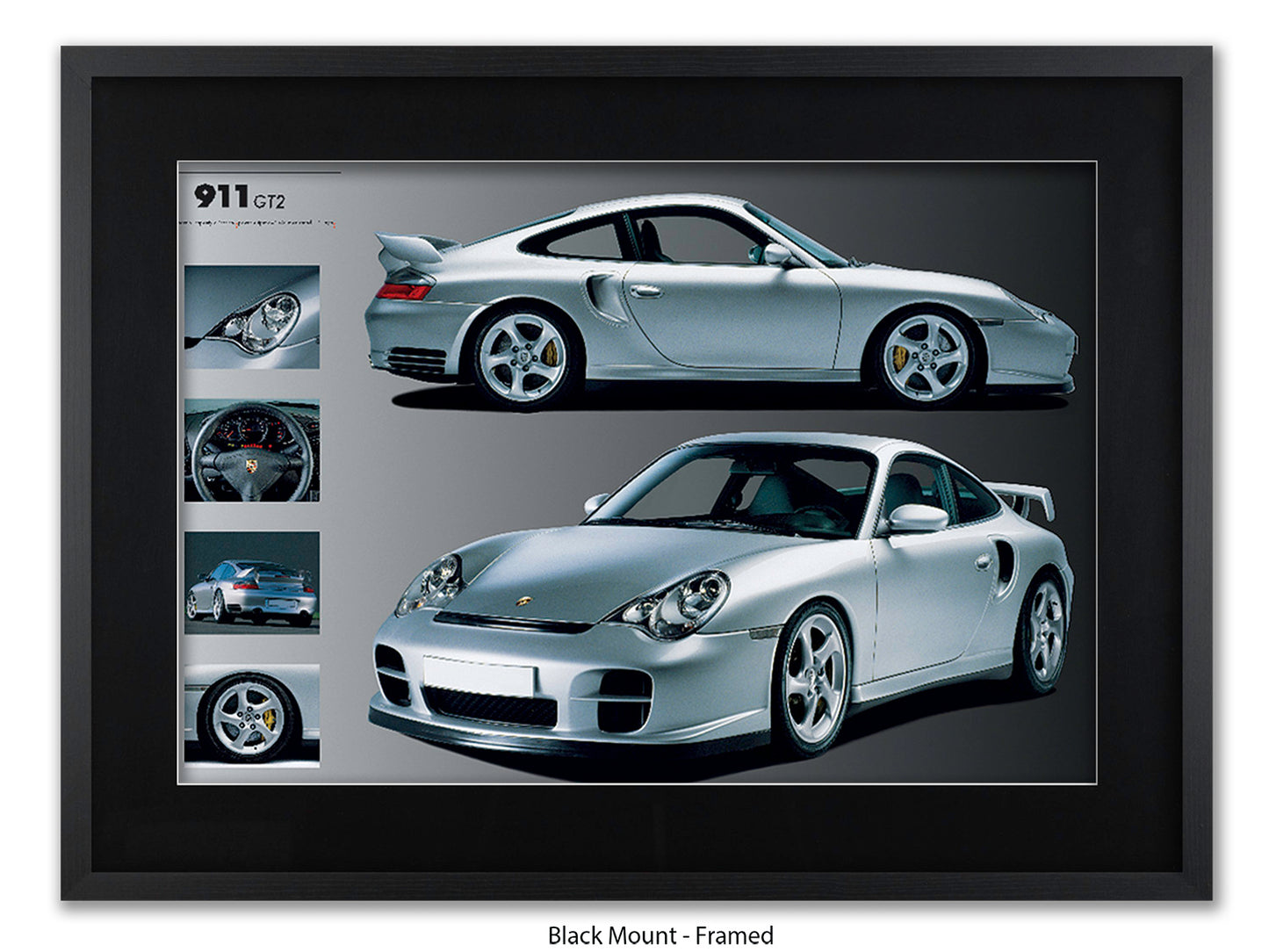 Porsche 911 GT2 Sports Car Poster