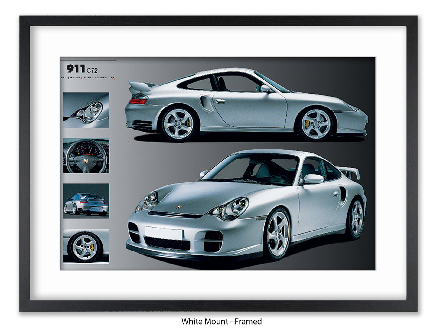 Porsche 911 GT2 Sports Car Poster