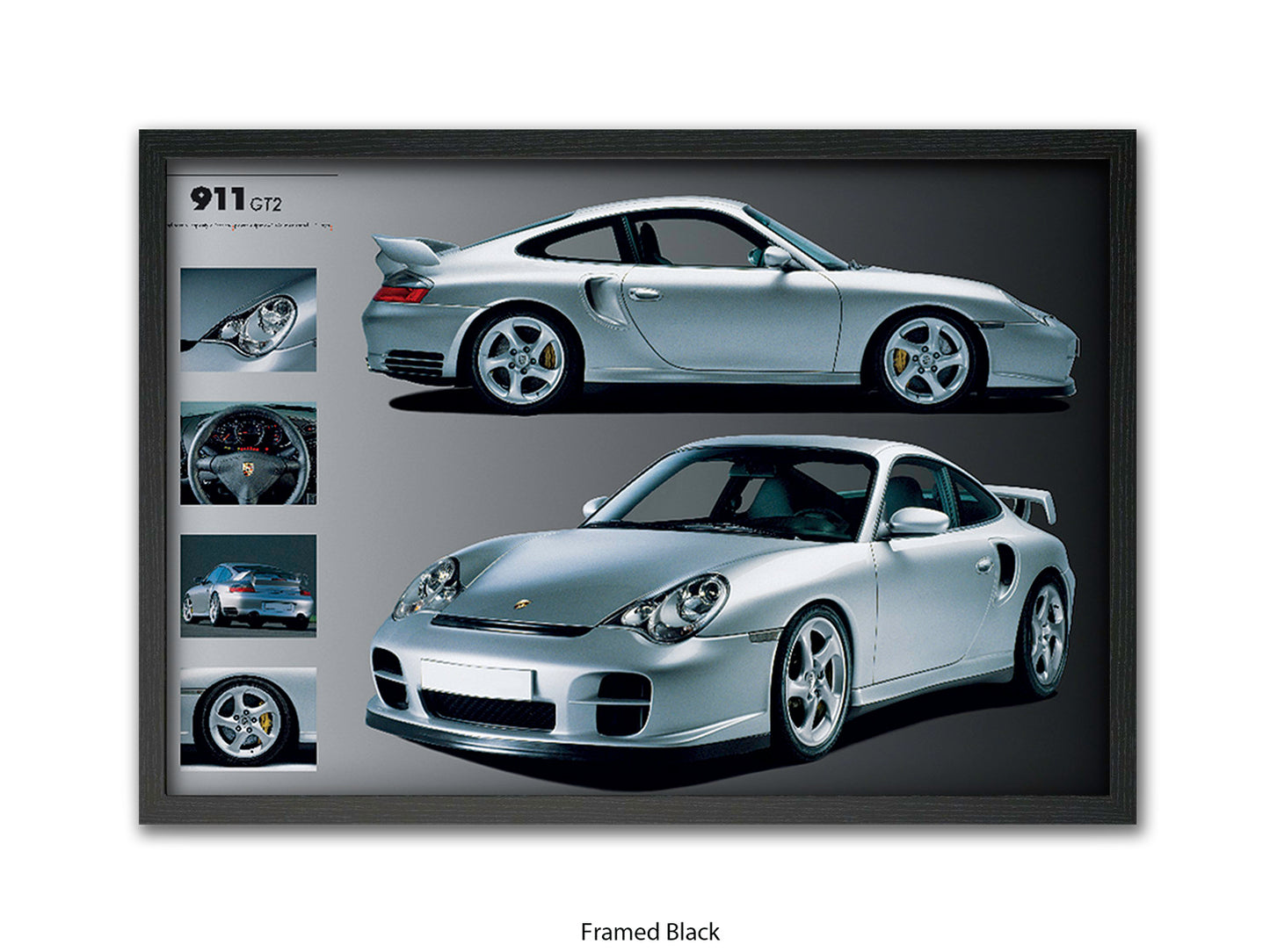 Porsche 911 GT2 Sports Car Poster