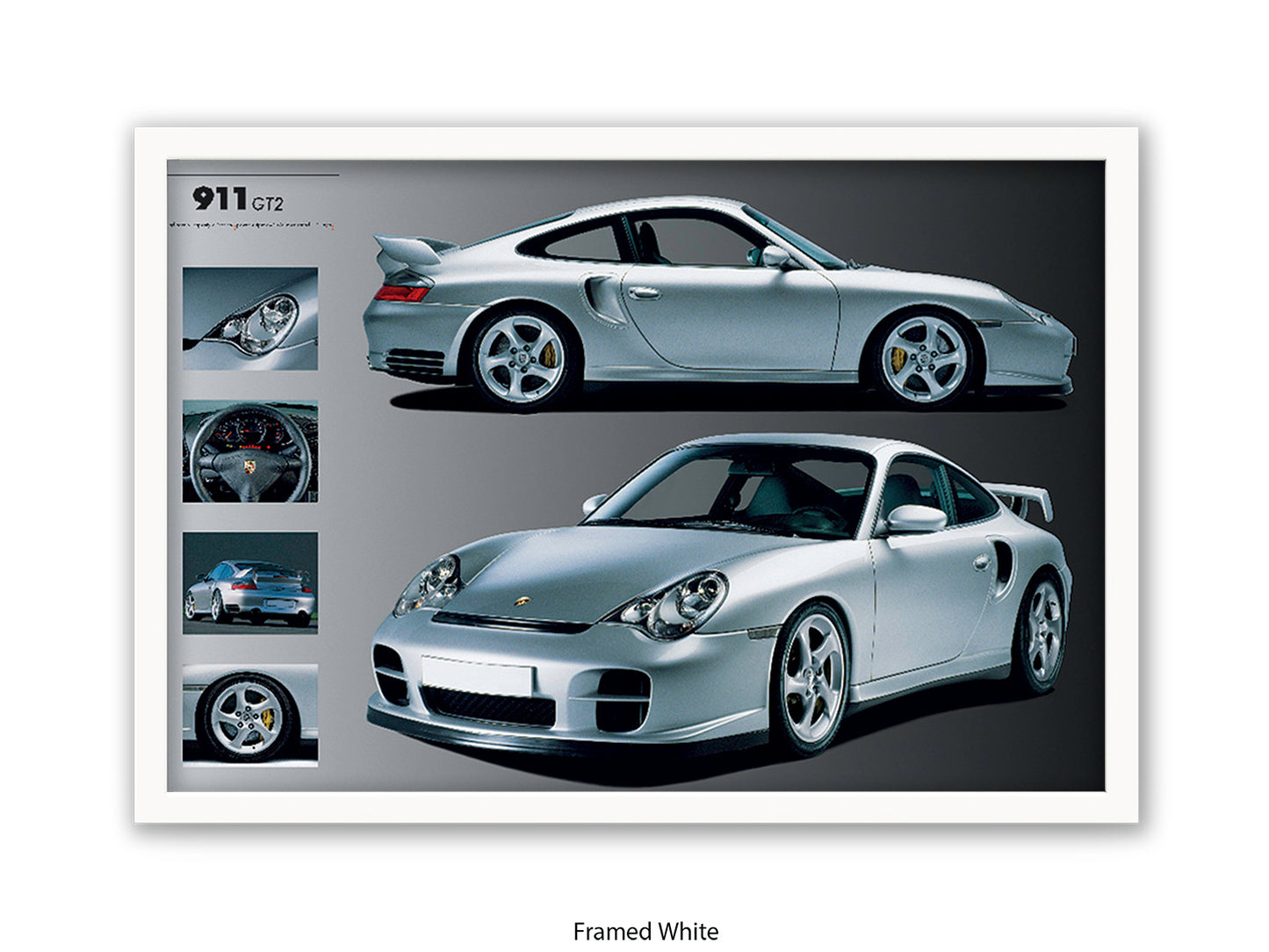 Porsche 911 GT2 Sports Car Poster