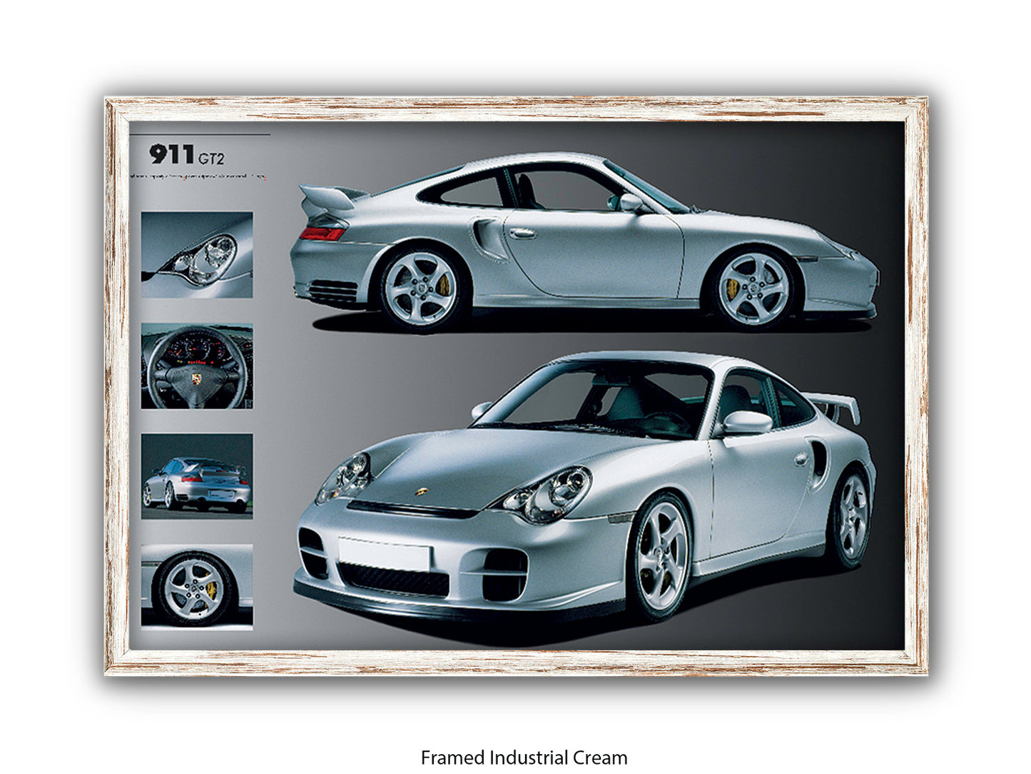 Porsche 911 GT2 Sports Car Poster