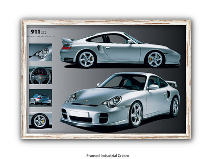 Porsche 911 GT2 Sports Car Poster