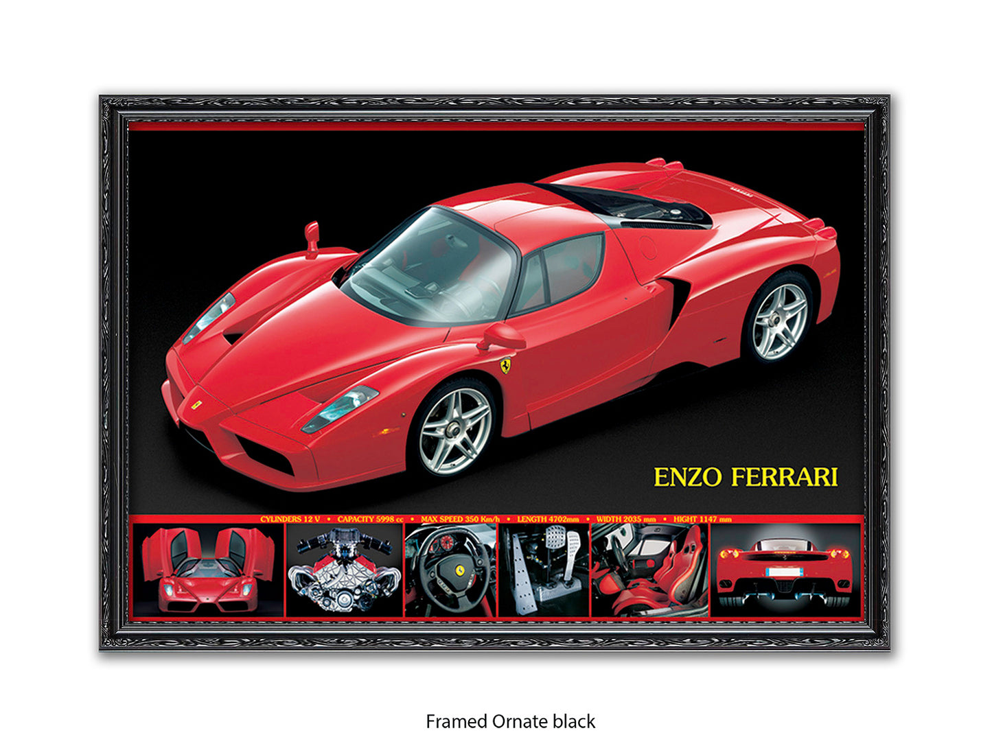 Ferrari Enzo Supercar Poster