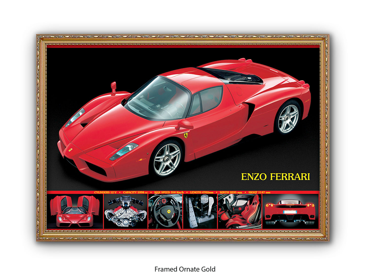 Ferrari Enzo Supercar Poster