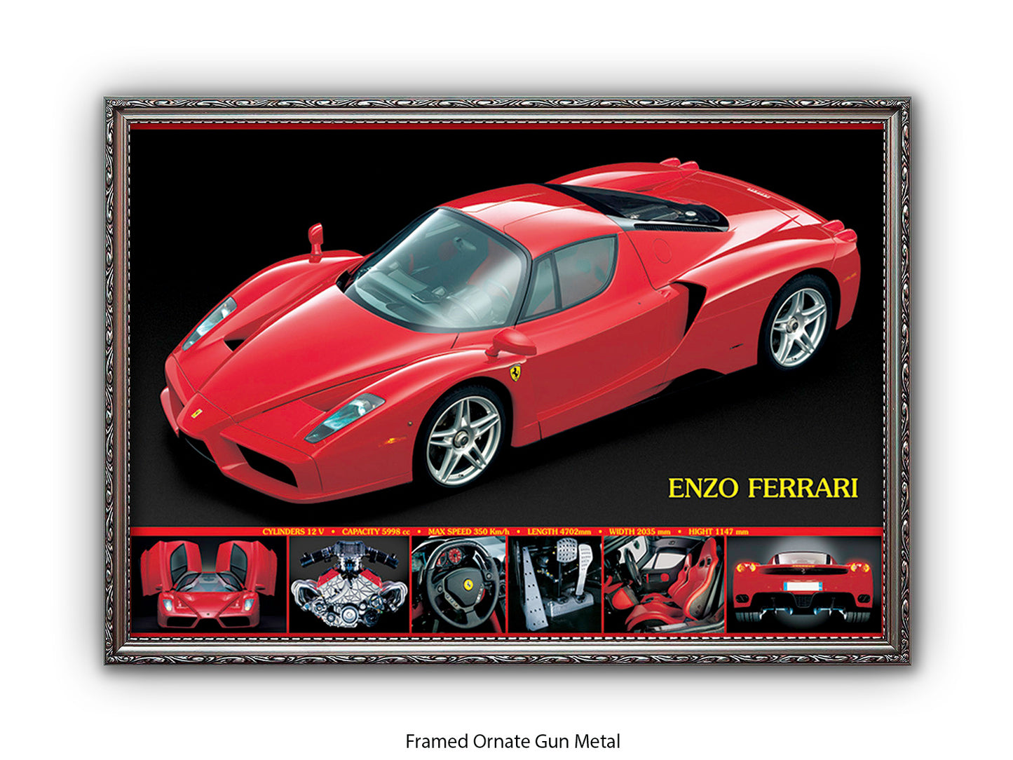 Ferrari Enzo Supercar Poster