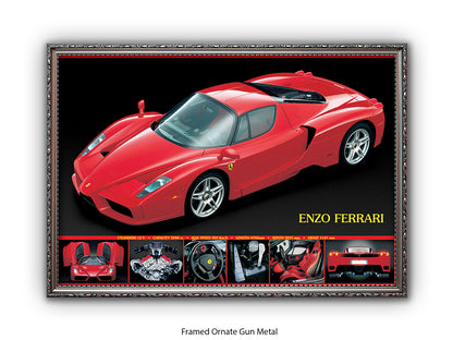 Ferrari Enzo Supercar Poster