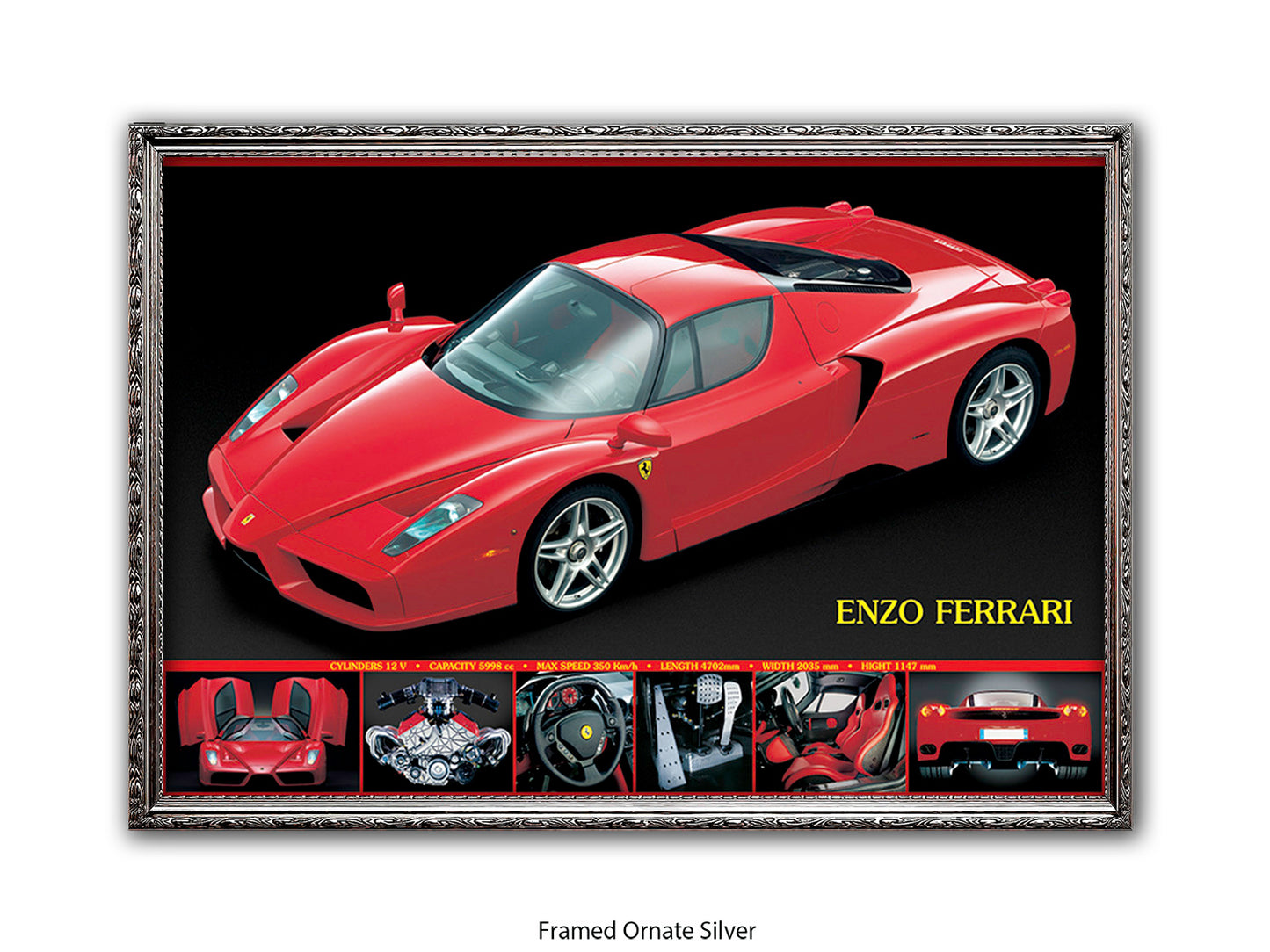 Ferrari Enzo Supercar Poster