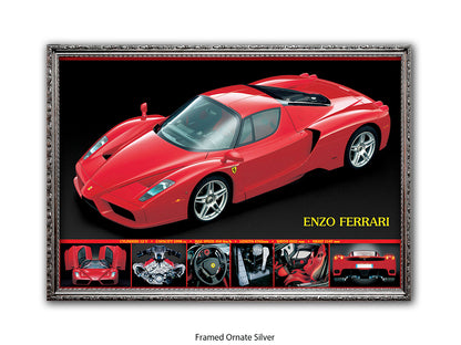 Ferrari Enzo Supercar Poster