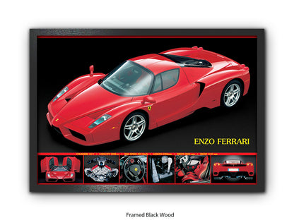 Ferrari Enzo Supercar Poster