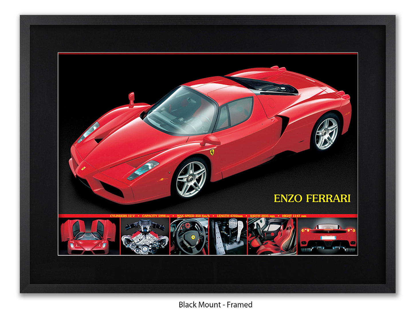 Ferrari Enzo Supercar Poster