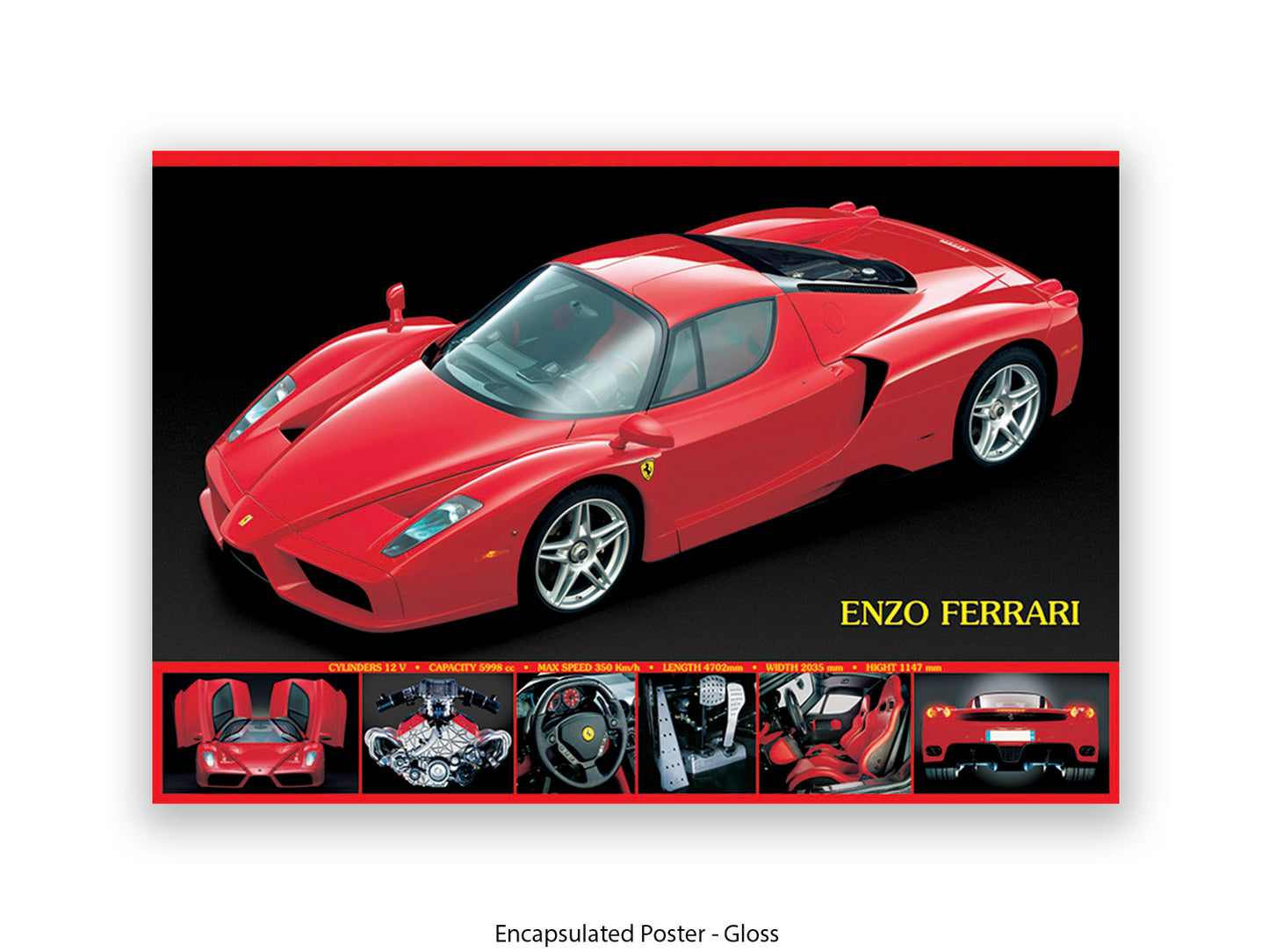 Ferrari Enzo Supercar Poster