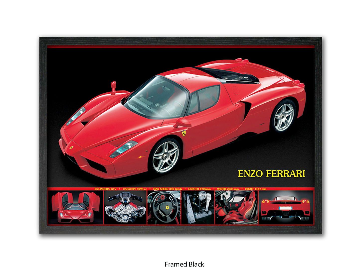 Ferrari Enzo Supercar Poster