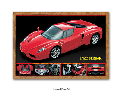 Ferrari Enzo Supercar Poster