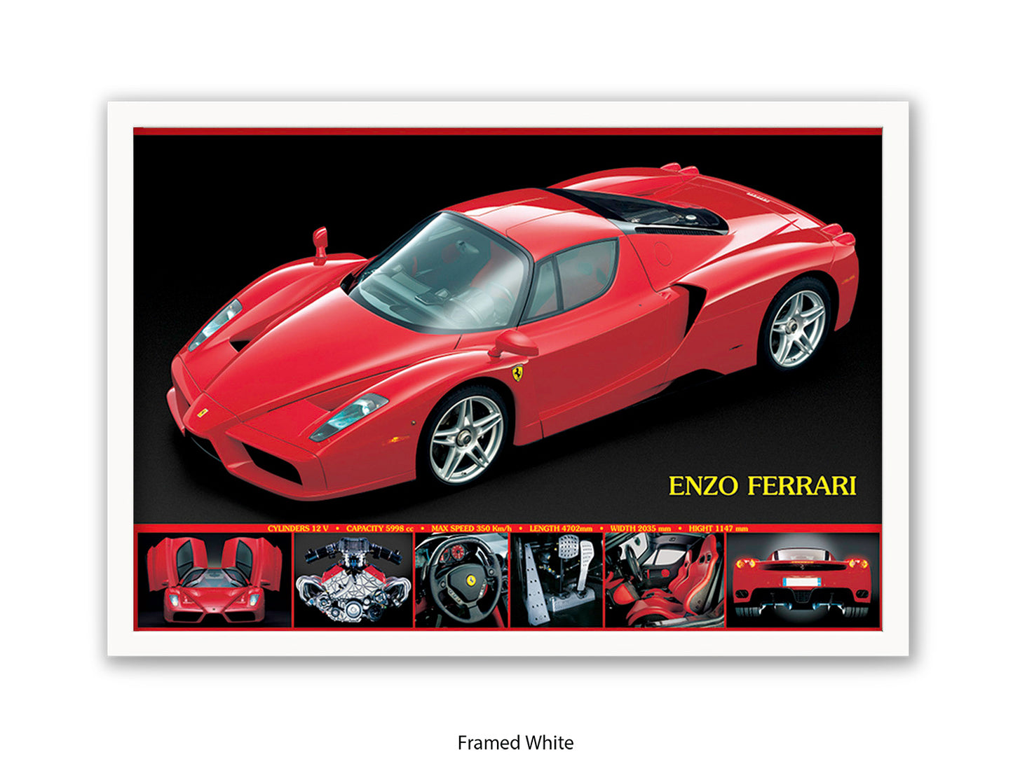 Ferrari Enzo Supercar Poster