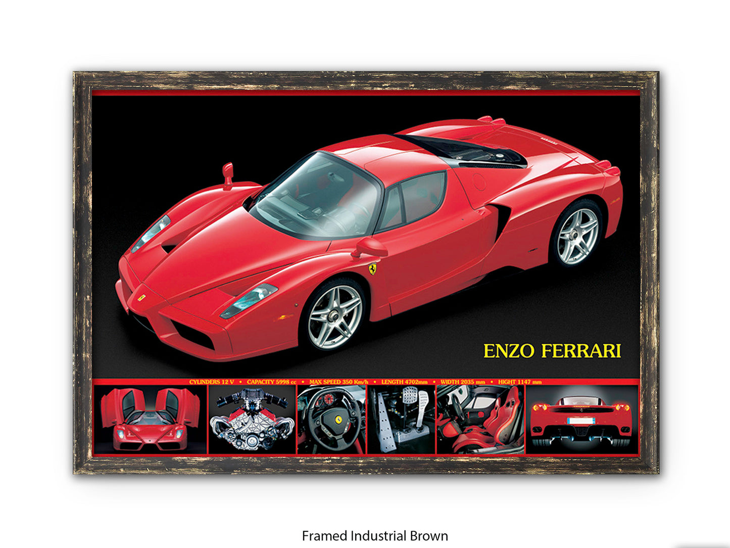 Ferrari Enzo Supercar Poster