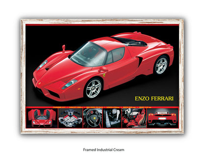 Ferrari Enzo Supercar Poster