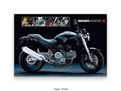 Ducati Monster Sports Bike Poster