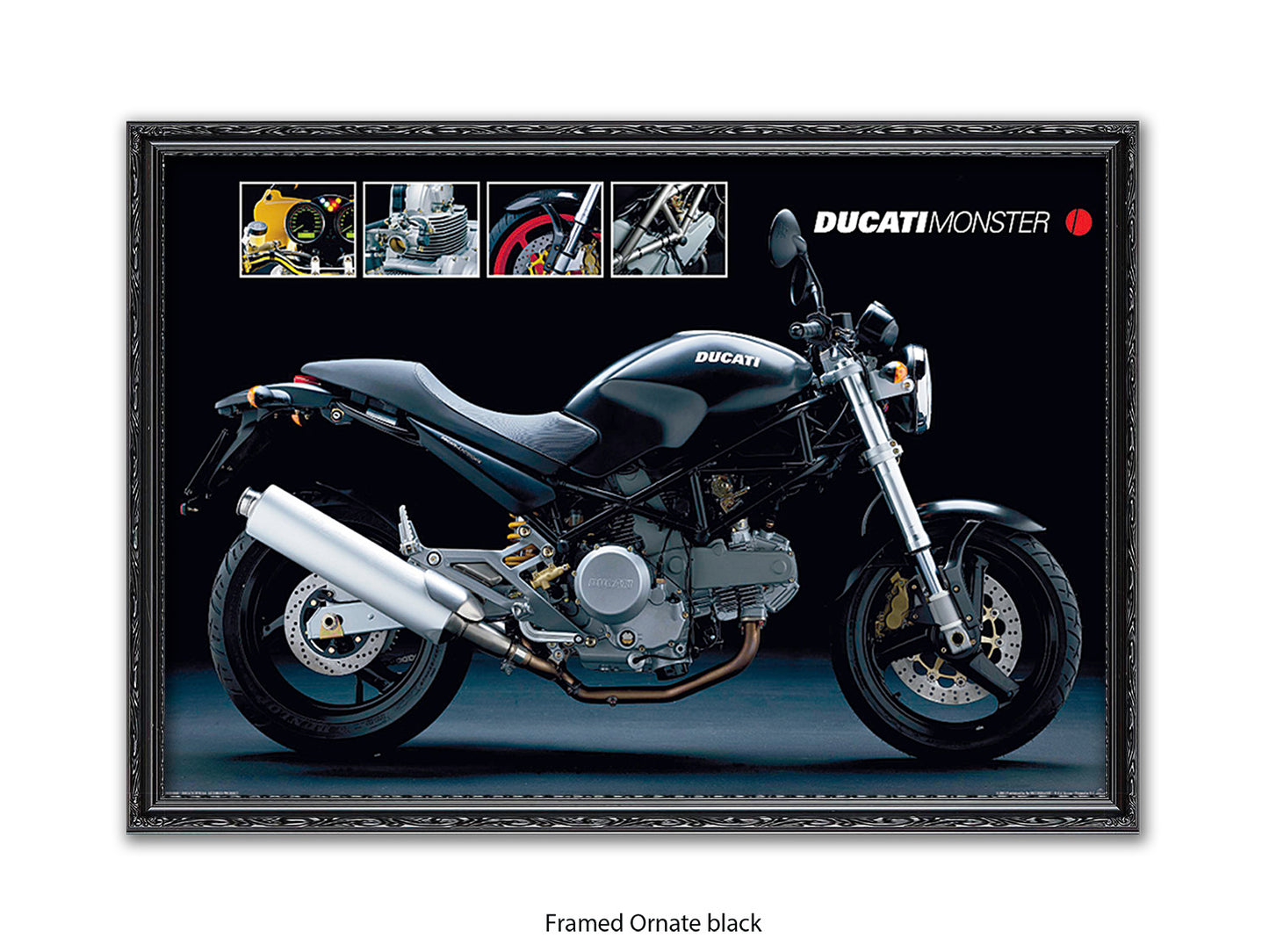 Ducati Monster Sports Bike Poster