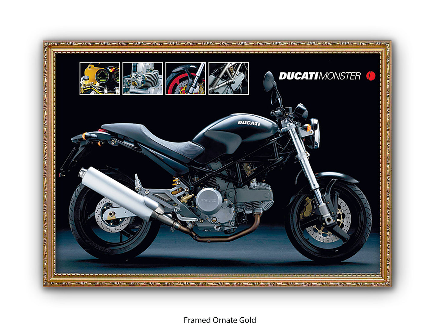 Ducati Monster Sports Bike Poster