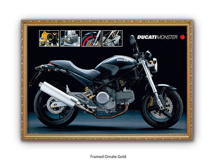 Ducati Monster Sports Bike Poster