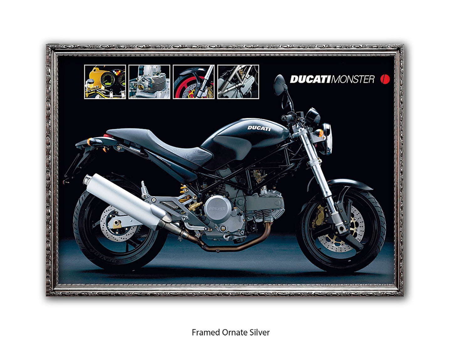 Ducati Monster Sports Bike Poster