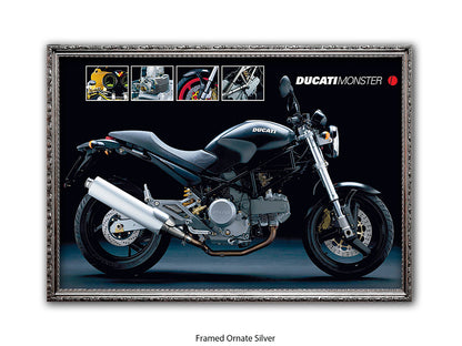 Ducati Monster Sports Bike Poster