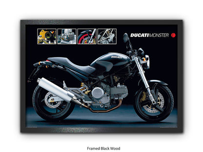 Ducati Monster Sports Bike Poster