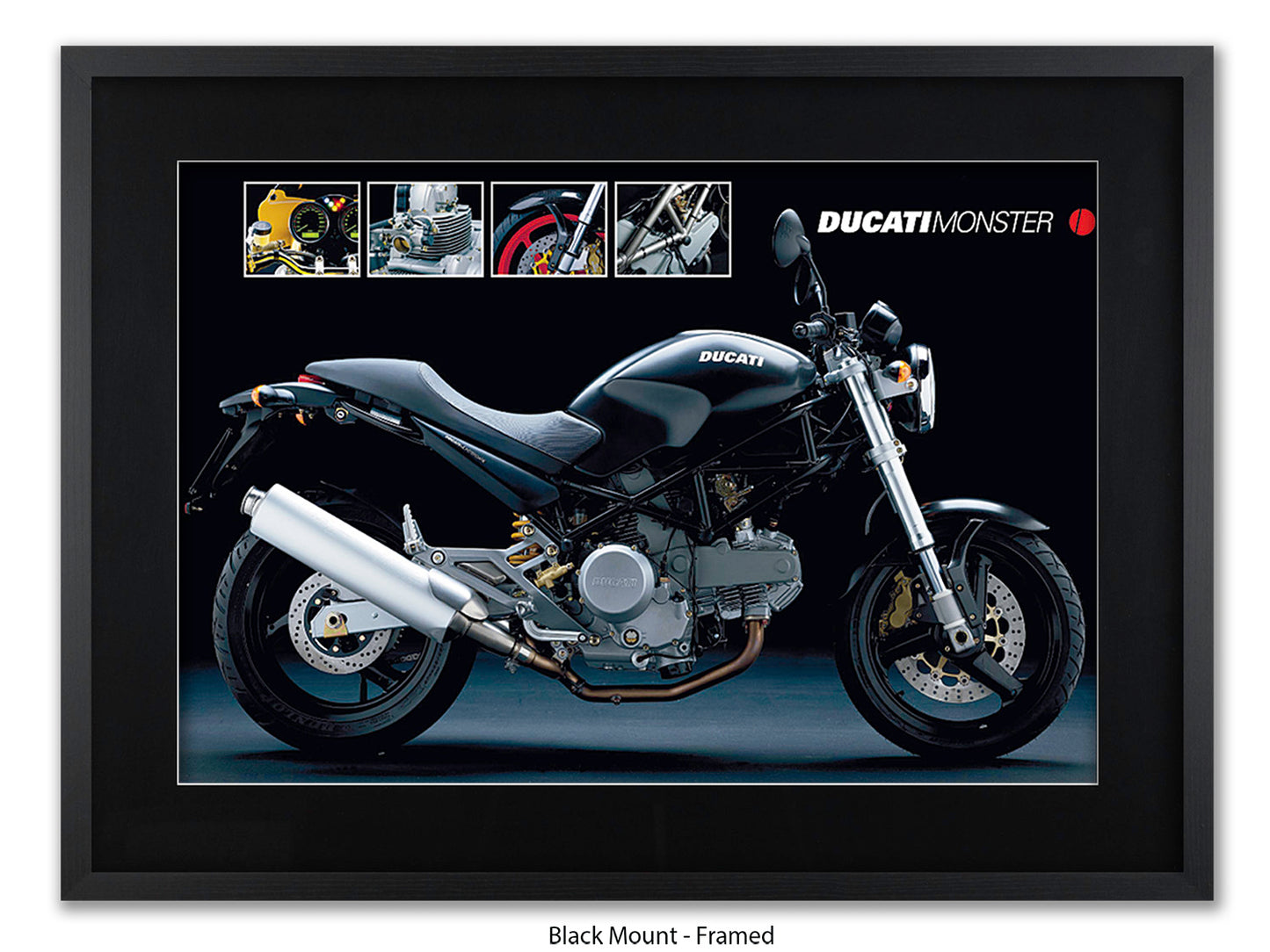 Ducati Monster Sports Bike Poster