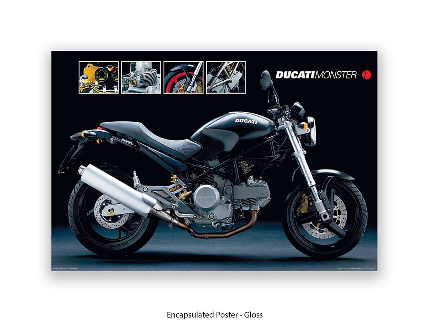 Ducati Monster Sports Bike Poster