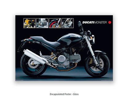 Ducati Monster Sports Bike Poster